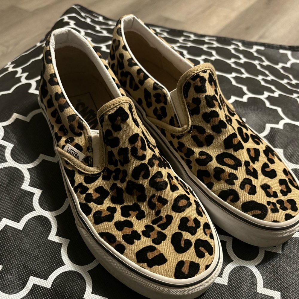 Women leopard Vans shoes